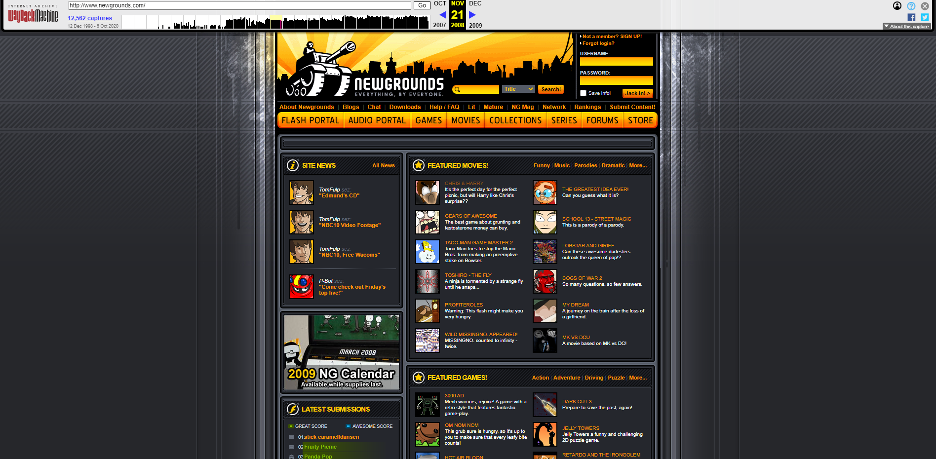 Newgrounds.com: “Everything, by Everyone” – Cultural History of the ...