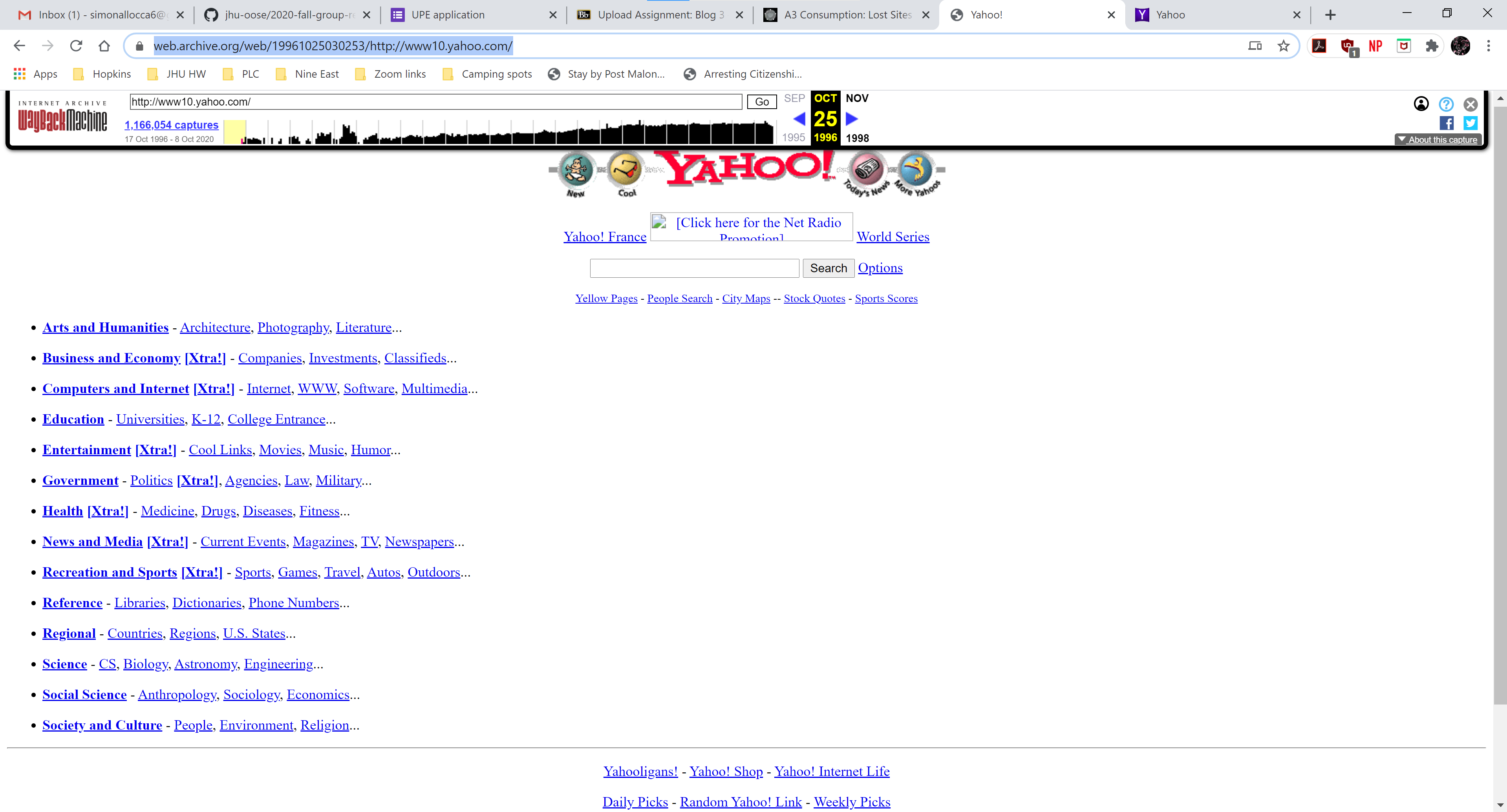 Yahoo!: 1996 to 2013 – Cultural History of the Internet