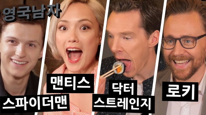 AVENGERS Actors React to Korean Food!!
